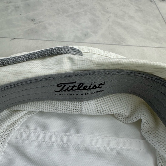 NEW Titleist StaCool Aussie Dropback Golf Bucket Hat Cap Heather White - Picture 5 of 6